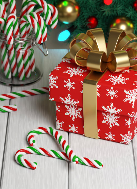 圣诞节的室内装饰图片下载