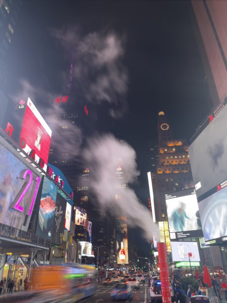 时代广场的夜景图片下载