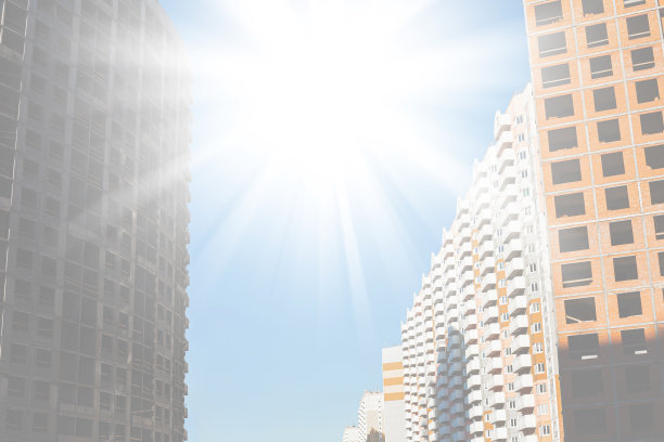 建筑在建造中。城市发展图片下载