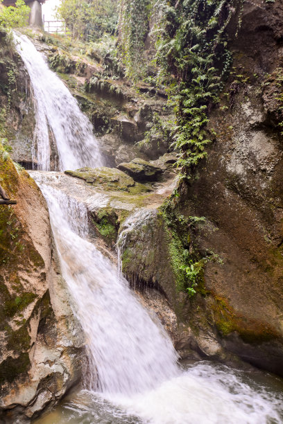 水飞溅的瀑布图片下载