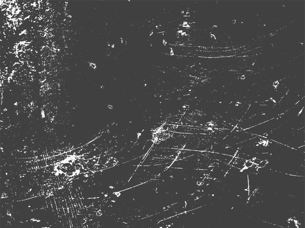 Grunge纹理背景向量，纹理的Grunge白色复古设计元素在旧的破旧的黑色纸或边框插图，划痕和Grunge线，照片覆盖框模板图片下载