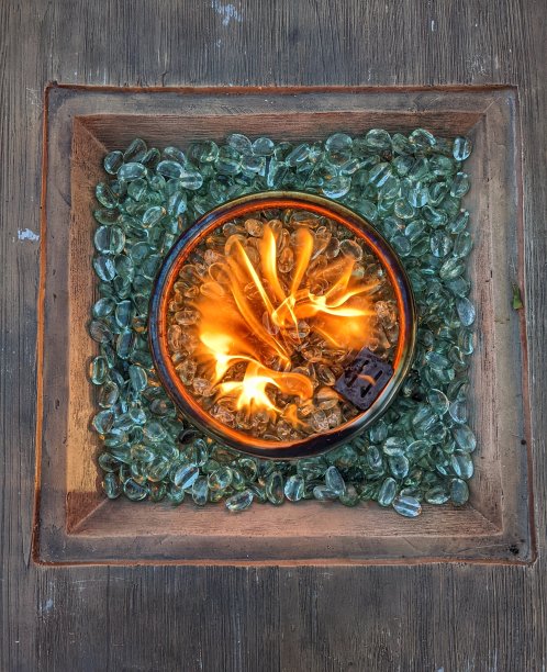 室外火坑从上面图片下载