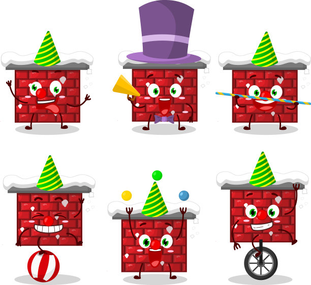 各种马戏团烟囱卡通人物图片下载