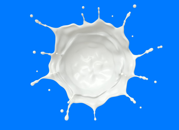 从上面看到牛奶飞溅的景象图片下载