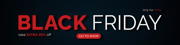 黑色星期五网页横幅设计图片下载