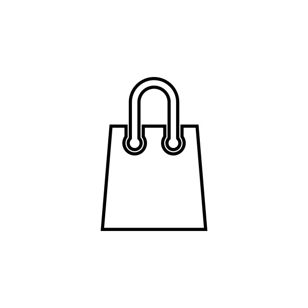 购物袋图标矢量图图片下载