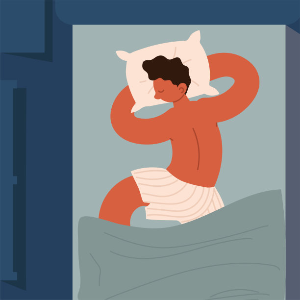 男人趴着睡图片下载