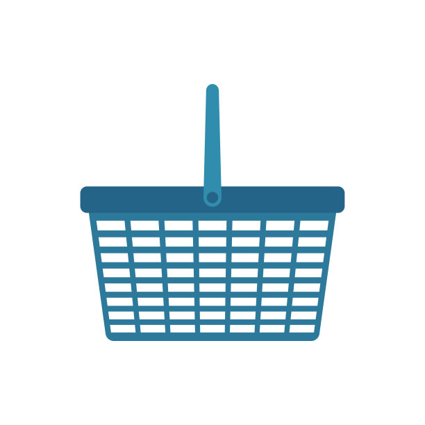 购物车图标。商店。彩色剪影。侧视图。矢量简单的平面图形插图。在白色背景上孤立的物体。隔离。图片下载