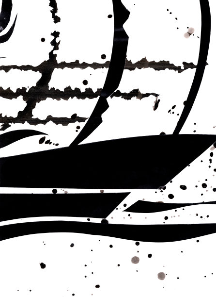 抽象的纹理划伤了城市垃圾背景。飞溅和污垢，表达笔触画插图图片下载