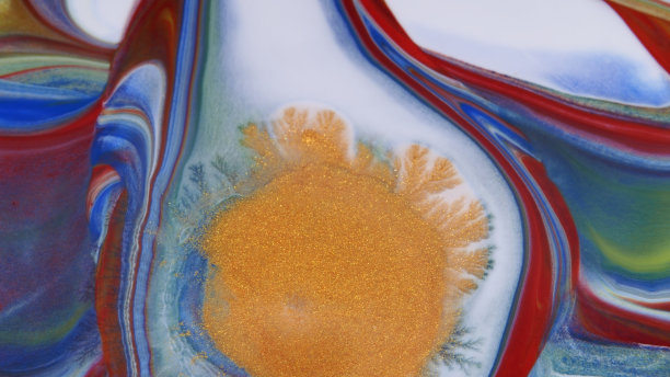 抽象彩色背景的铺展花。一个独特的屏幕保护图片。的背景图片。丙烯酸涂料。酒精墨水。图片下载