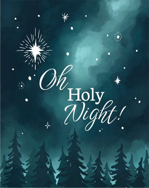 插图哦，神圣的夜晚图片下载