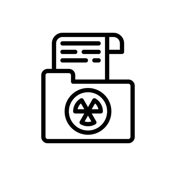 辐射线风格图标孤立在白色背景图片下载