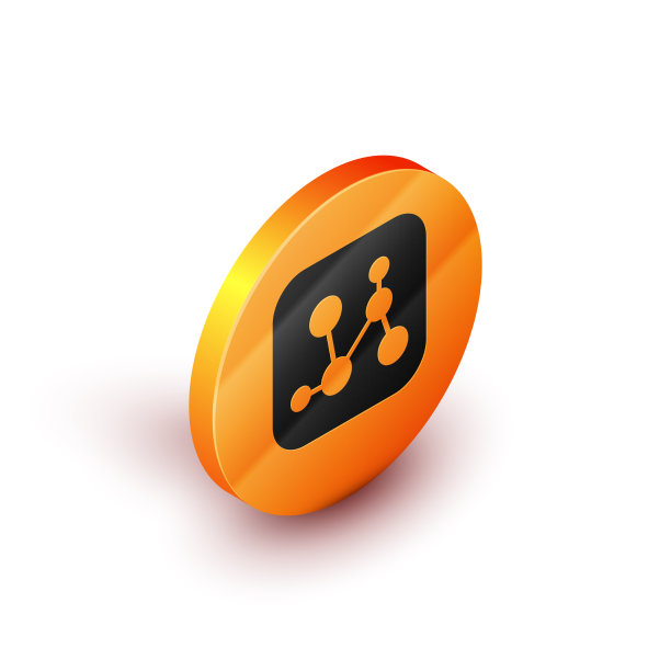 在白色上分离的等距化学式图标图片下载