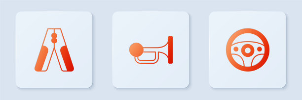 在汽车电池跳线上设置信号喇叭图片下载