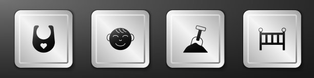 用沙子把婴儿围嘴和小男孩的头放在沙箱里图片下载