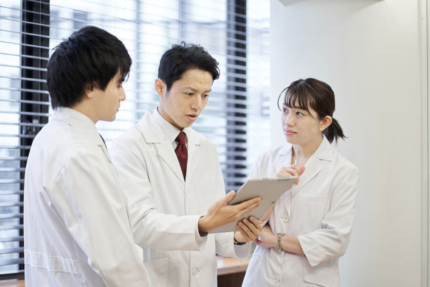 亚洲医务人员开会图片下载