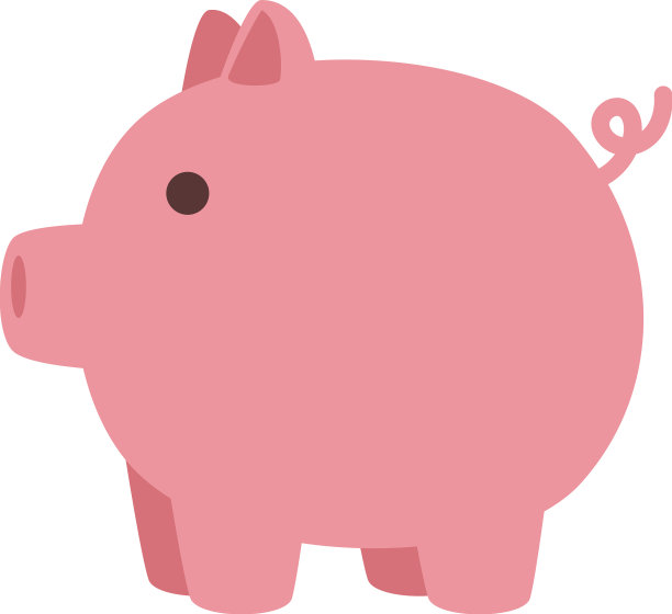 小猪储蓄钱图片下载