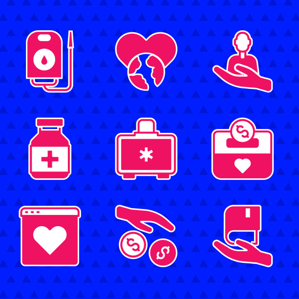 设置急救箱捐赠和慈善手册图片下载