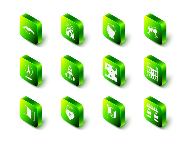 设风车，法国人设酒杯，巴黎圣母院图片下载