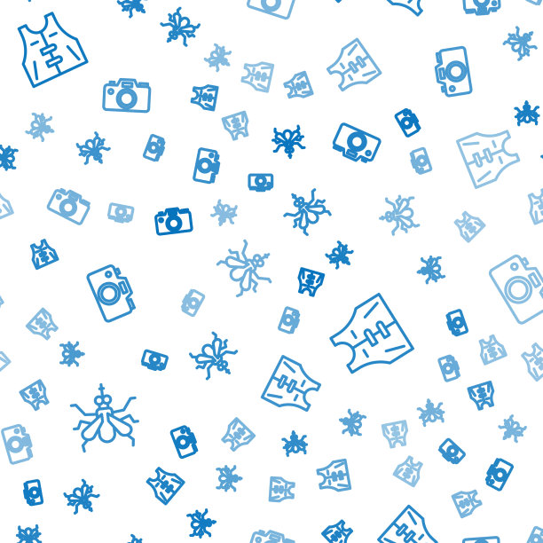 设线捕蚊夹克和照相相机图片下载