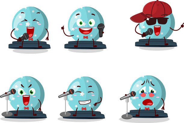 一款可爱的卡通魔术水晶设计理念图片下载