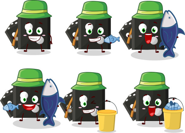 渔夫黑骰子新卡通图片捕捉图片下载