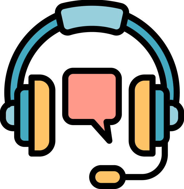 游戏耳机流图标颜色轮廓图片下载