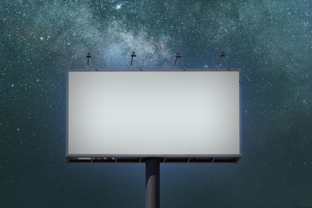 空白广告牌模型图片下载