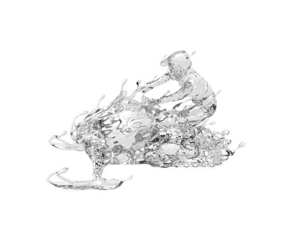 水质感雪地摩托图片下载