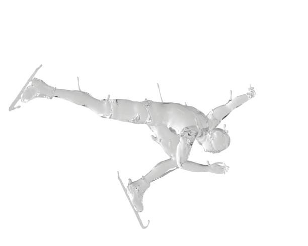 水质感长道速滑图片下载