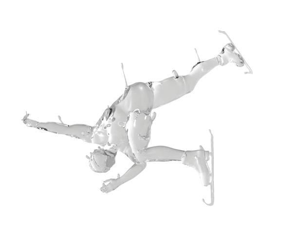 水质感长道速滑图片下载