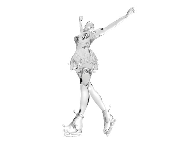 水质感双人花样滑冰图片下载