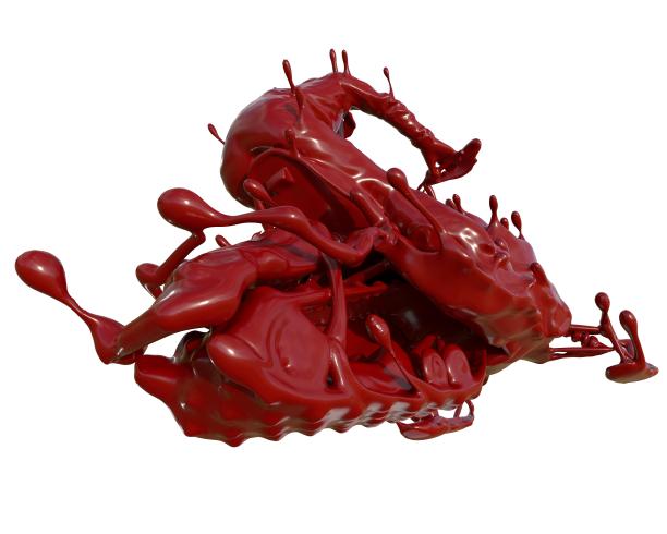 油漆质感雪地摩托图片下载