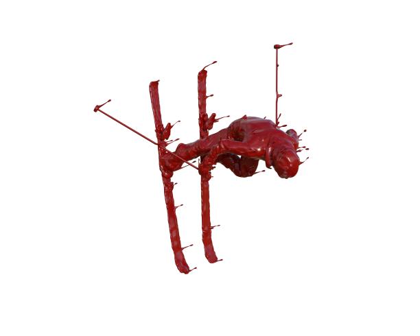 油漆质感单板滑雪图片下载