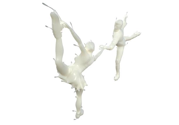 牛奶质感双人花样滑冰图片下载