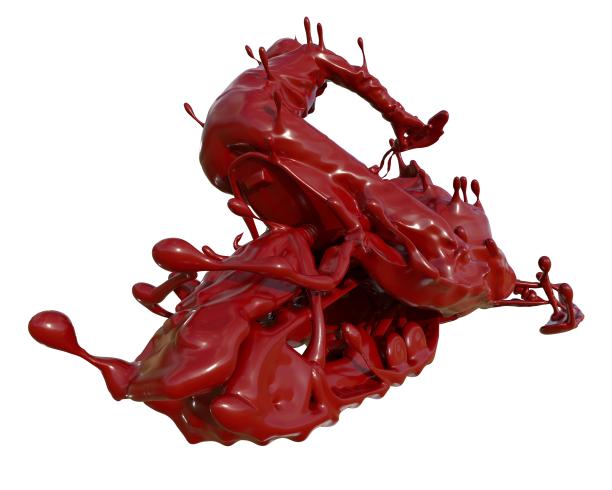 油漆质感雪地摩托图片下载