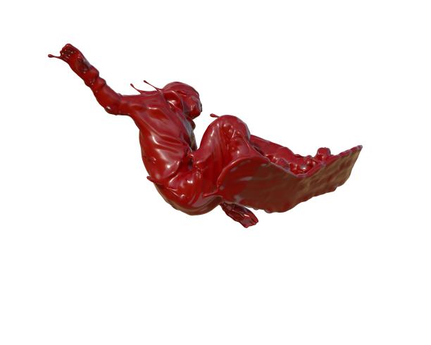 油漆质感单板滑雪图片下载