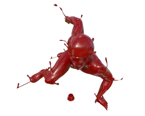 油漆质感短道速滑图片下载