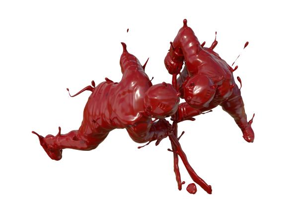 油漆质感冰球运动图片下载