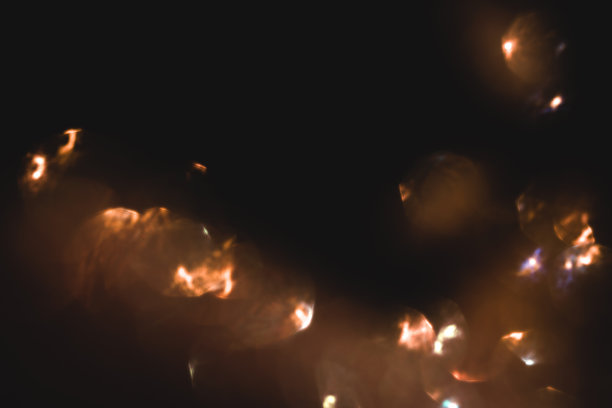 金色复古胶卷镜头光晕散景模拟照片覆盖图片下载