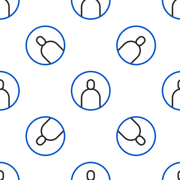 线创建帐户屏幕图标隔离无缝图片下载