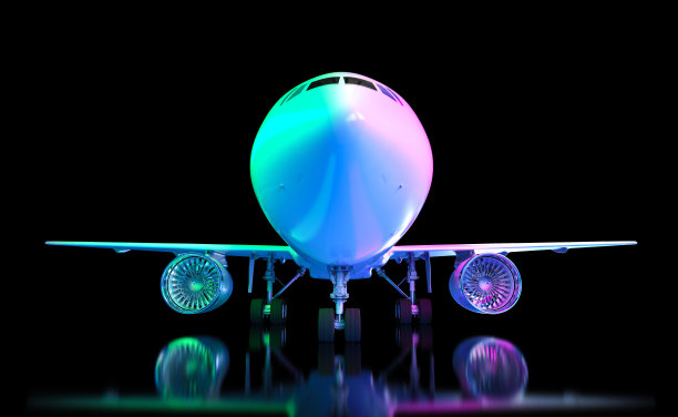 机库里闪亮的飞机图片下载