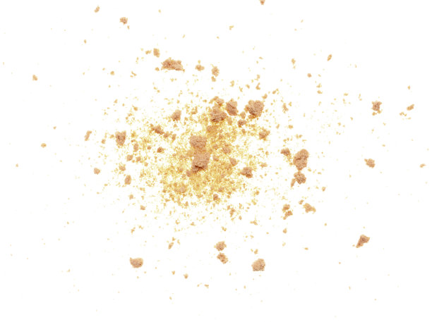 在白色背景上分离的一组红糖图片下载