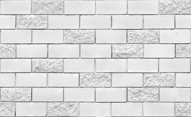 碎块与圆滑的砖混搭配总体布局，纹理无缝衔接图片下载