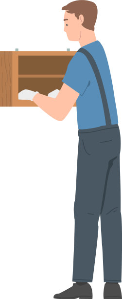 年轻人在整体装配和安装图片下载