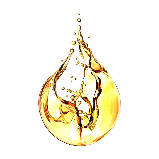 油飞溅的形式在滴孤立图片下载