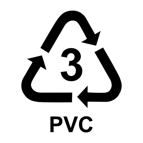 塑料标志、生态回收标志被隔离在白色背景上。包装废物图标图片下载