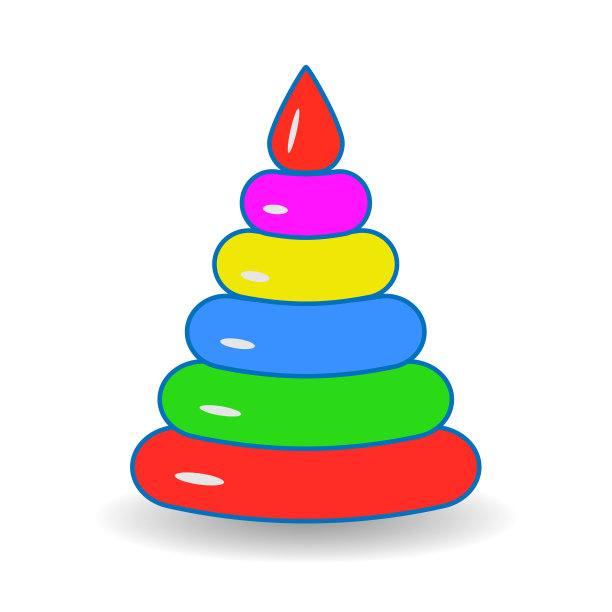 儿童玩具金字塔图片下载