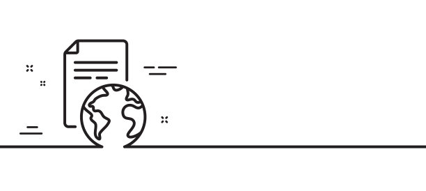 全球业务文档行图标翻译图片下载