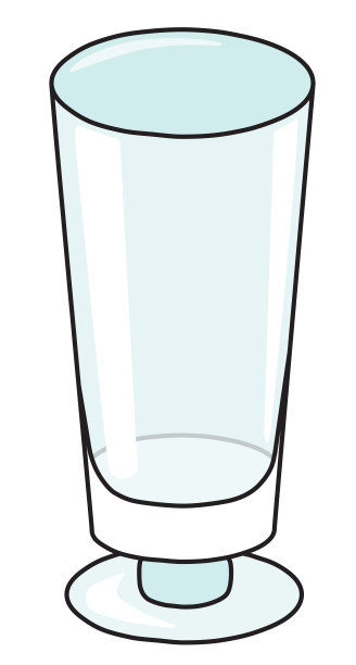 Sling highball长鸡尾酒杯。时尚的手绘涂鸦卡通风格彩色矢量插图。派对卡，请柬，海报，酒吧菜单或酒精烹饪书食谱。图片下载